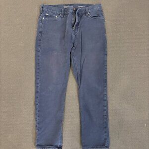 Banana Republic Slim Traveler Pant, Navy, 33W 30L